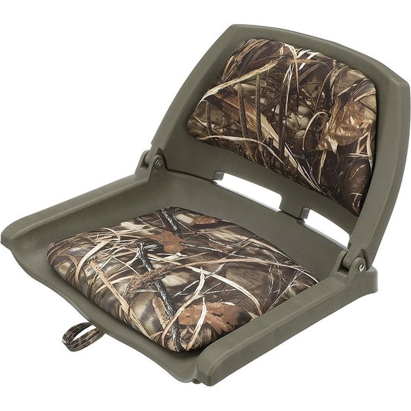 Attwood Marine Attwood Swivl-Eze Padded Flip Seat - Camo 98391GNMX